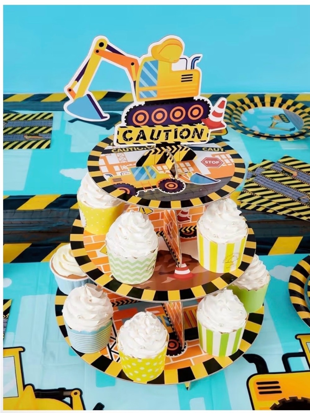 Construction themed birthday Party decorations - all for $20